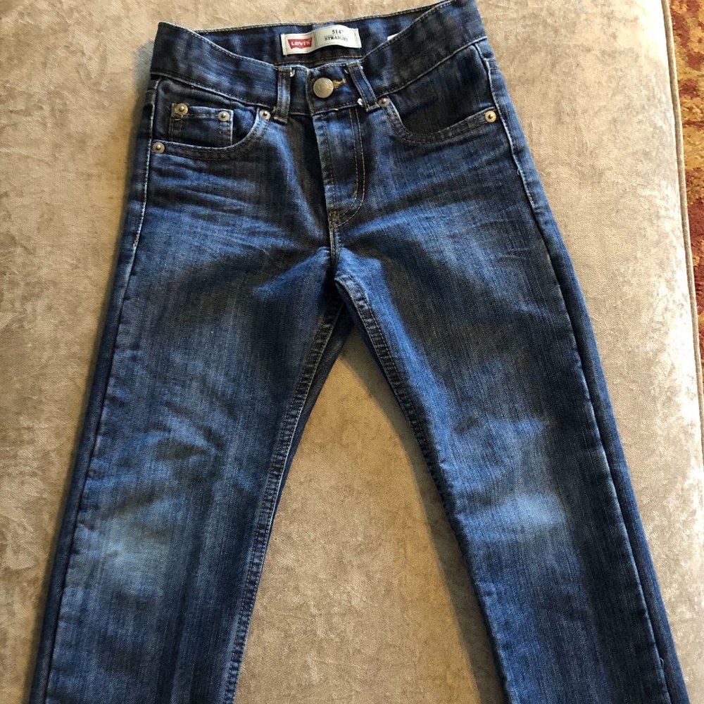 Levi's 514 Boys size 6 Regular Straight Leg Jeans